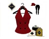 IZOLO TOP REDBLK