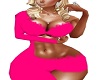 hot pink xbm bodysuit
