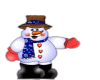 animated snowman