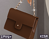 K|Brown Chain Bag