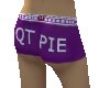 QT PIE short shorts