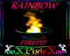 Rainbow firepit