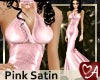 .a Satin Gown Pink