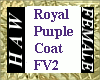 Royal Purple Coat FV2