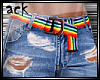 [ack] Pride Belt Shorts