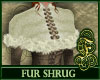 Fur Shrug White