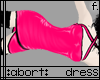 :a: Hot Pink PVC Dress