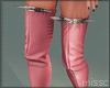 $ Spike Boots PINK