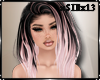 Zoe Black Pink Hair