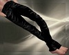 T- Leather Pants black