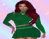 Knit Skirt Green