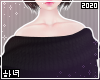 Shoulder | Black sweater