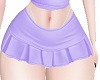 G Purple Pleated Skirt
