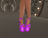 {F} Pink Fur Heels