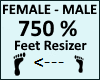 Feet Scaler 750%