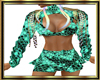 Emerald Sequin outfit