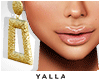 YALLA Square earrings