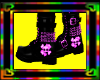 Pink/Black Boots (F)