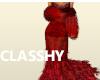 [C]VF1 RoseyFur Gown Red