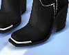 🖤 Black Denim Boots