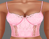 H/Lace Top Pink S