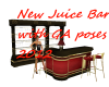 Juice bar with poses