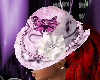 *SA*purple butterfly hat