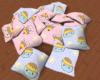Kawaii pillows with p
