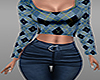 Blue Casual Outfit RL