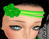 All Green Flower Headban