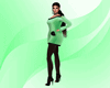 lindas green sweater dre