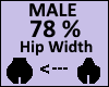 Hip Scaler 78% Male