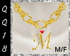 [QQ] 'M' Gold Chains