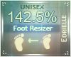 E~ Foot Scaler 142.5%
