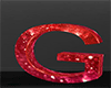 G Letter Red Love