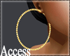 A. Hossi Gold Earrings