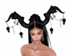 black Christmas horns