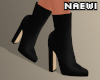 {N} Velvet ankle boots