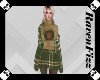 Zoe Green Fur Coat