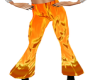 Fire Orange Flared Pants