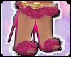 Pink Fur Heels