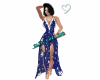 Blue star dress