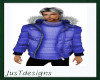 JT Winter Fur in Blue