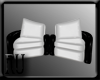 [RU] PVC Twin Sofa WHITE