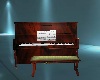 Realistic Mahogany Piano