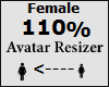 Avatar scaler 110% Femal