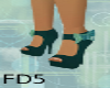 FD5 teal shoes
