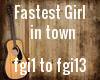 Fastest Girl In town