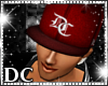 [DC] Fitted Cap -Red