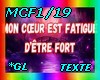 MCF1/19MON COEUR FATIGUE